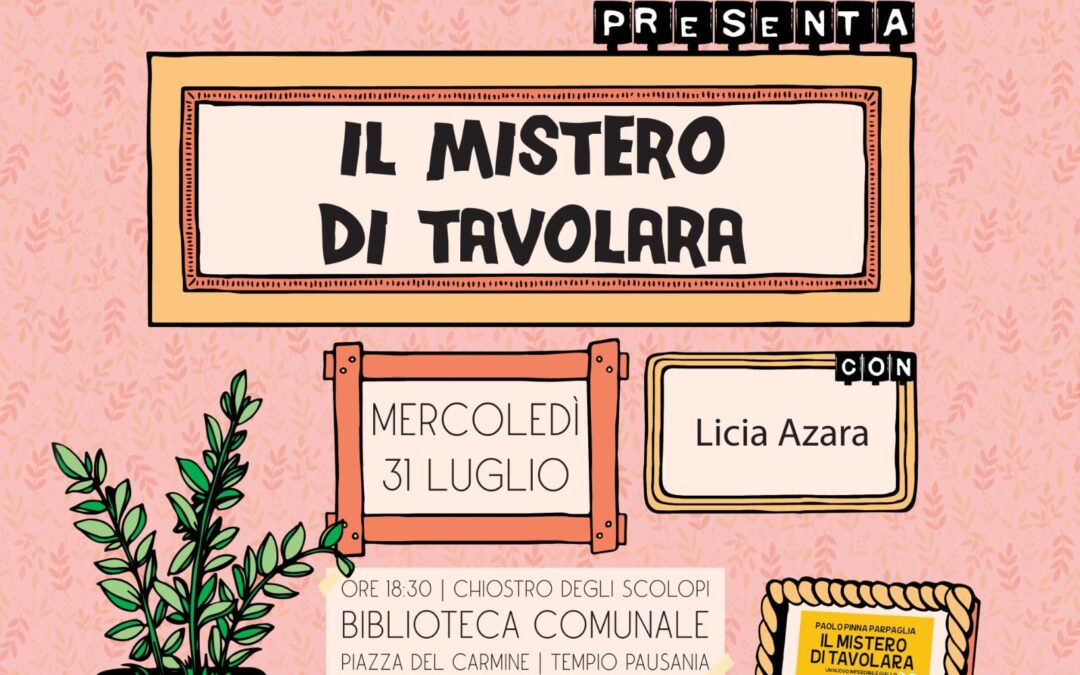 Mintuà | Paolo Pinna Parpaglia presenta il volume “Il mistero di Tavolara”